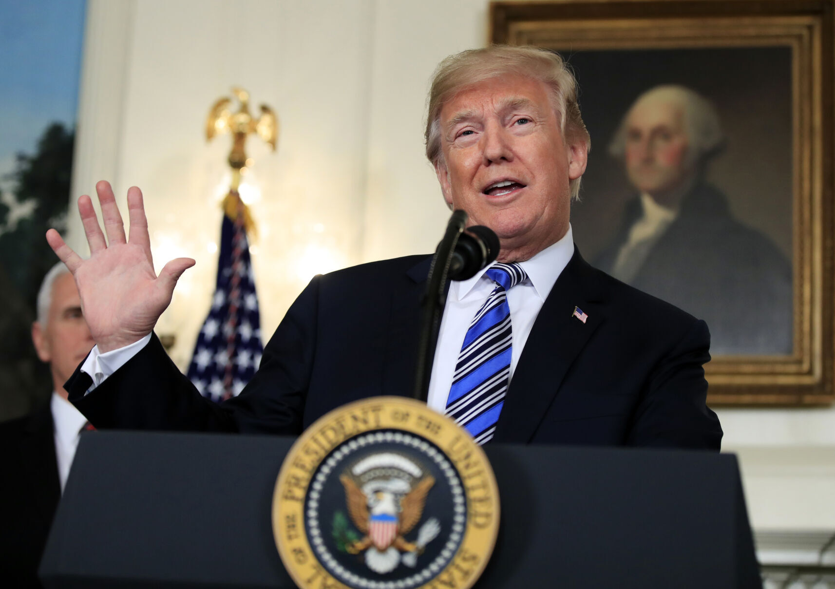 39%: Trump's average approval rating